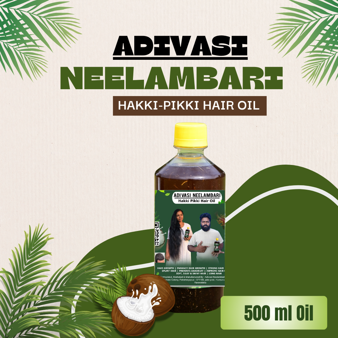 🔶500ml Adivasi Neelambari Herbal Hair Oil