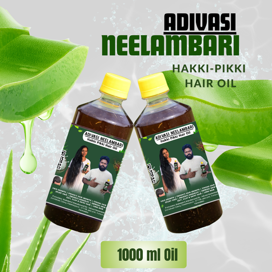 🔶1000ml Adivasi Neelambari Herbal Hair Oil