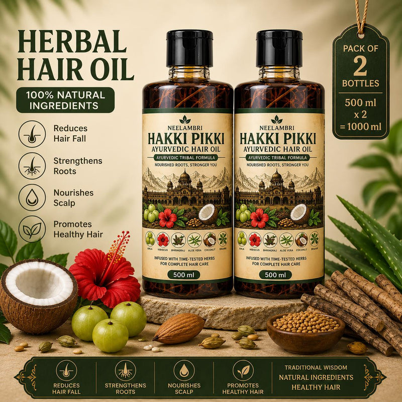 🔶1000ml Adivasi Neelambari Herbal Hair Oil